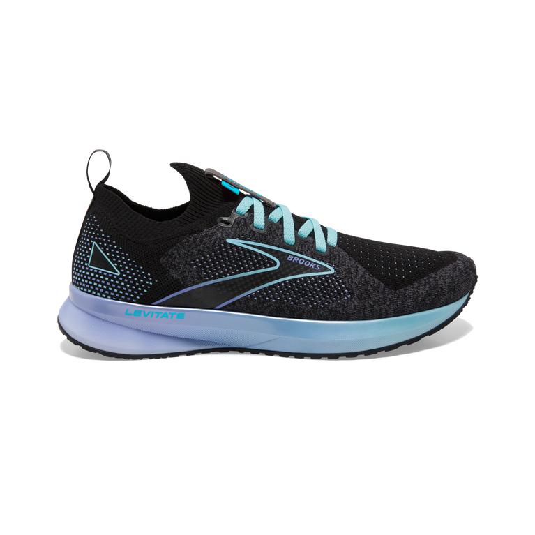 Brooks Womens Levitate Stealthfit 5 Energy Return Road Running Shoes - Bluefish/Cornflower/Black (52